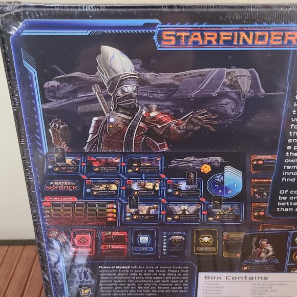 Starfinder Pirates of Skydock Board Game Gale Force 9 War - Sealed - Picture 4 of 9